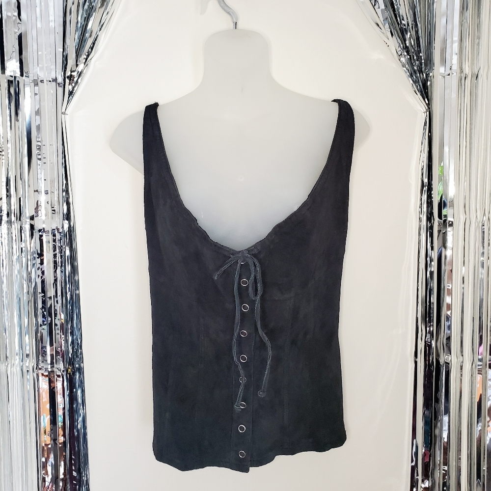 Danier Leather corset tank